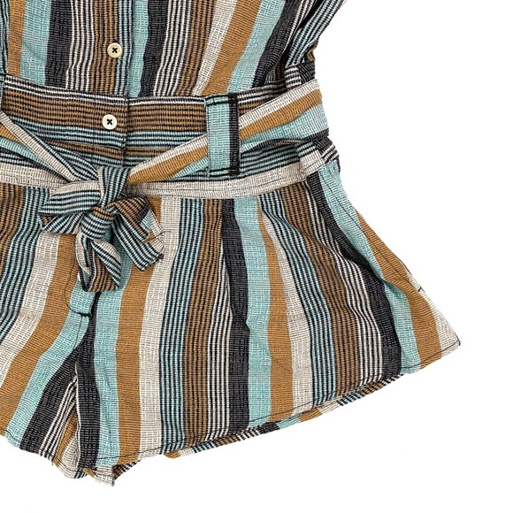 Free People Rugged Riptide Striped Romper XS NWOT - Picture 3 of 8